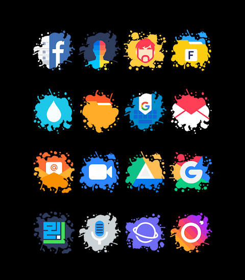 Splatter – Icon Pack screenshot