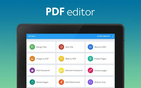 PDF editor & PDF converter pro screenshot