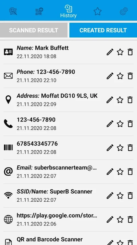 QR and Barcode Scanner PRO screenshot