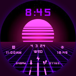 Vaporwave Watch Face