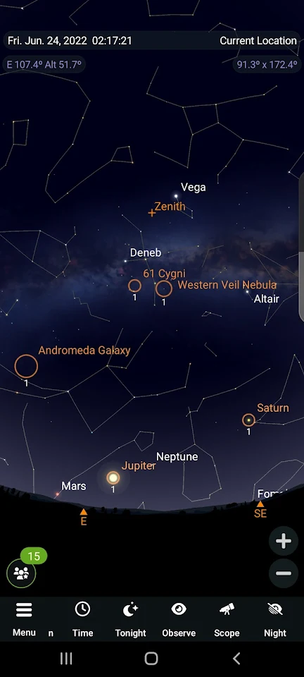 SkySafari 7 Plus screenshot