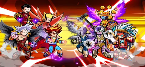 Stick Warrior SuperHero Dragon screenshot