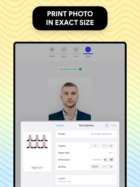 Passport Photo: ID Photo Print screenshot