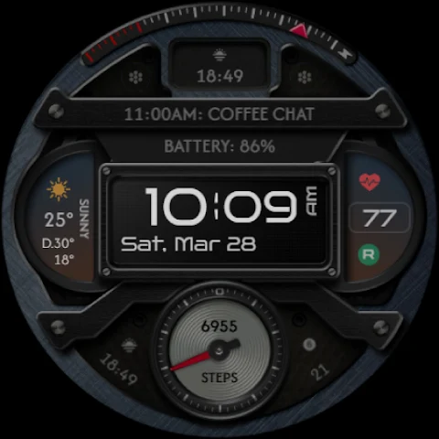 Venture Digital Watch Face screenshot