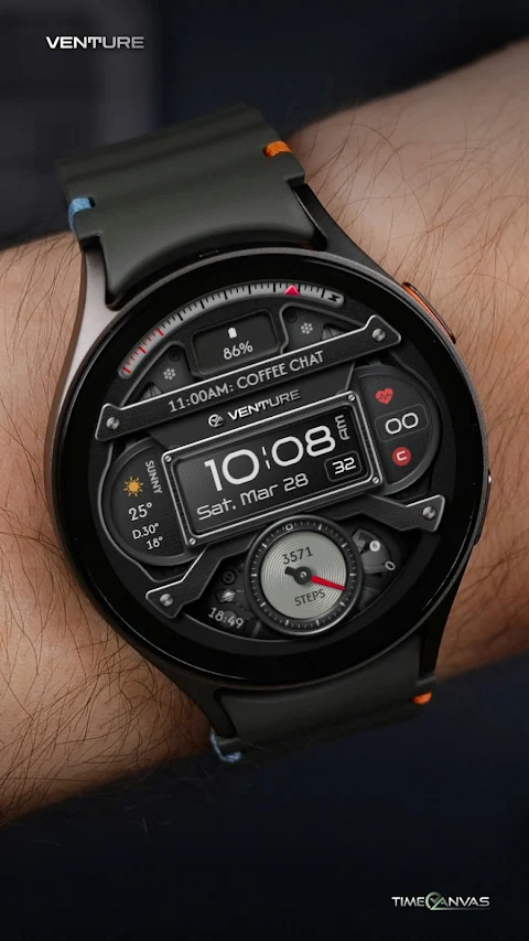 Venture Digital Watch Face screenshot