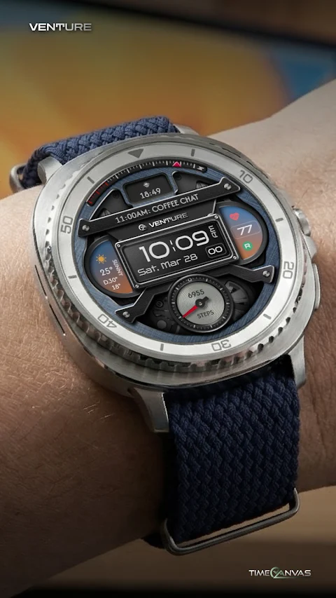 Venture Digital Watch Face screenshot