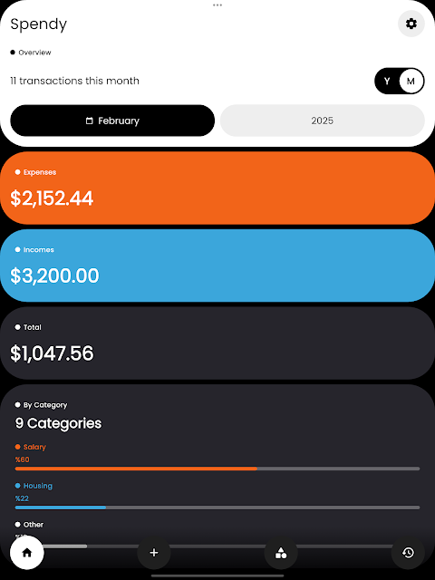 Spendy-Simple Spending Tracker screenshot