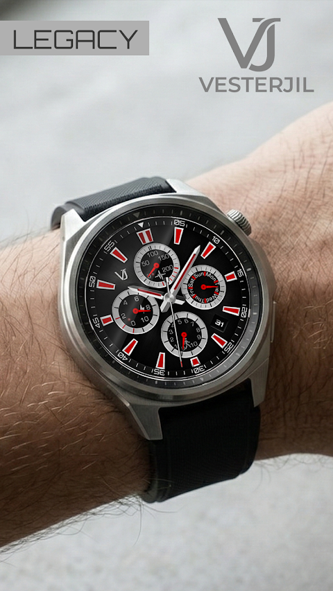 VJ-Legacy Analog Watch Face screenshot