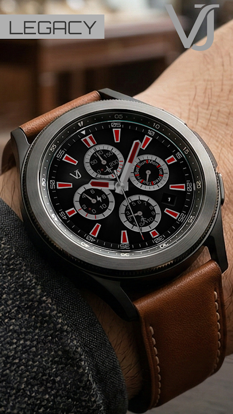 VJ-Legacy Analog Watch Face screenshot