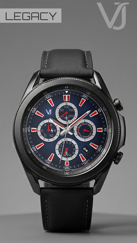 VJ-Legacy Analog Watch Face screenshot