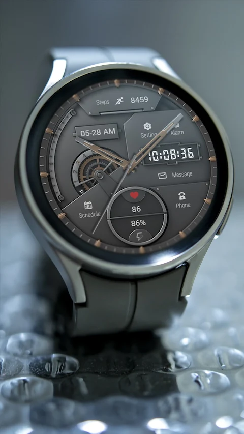 Mechanical Dark Gold ZKinWatch screenshot