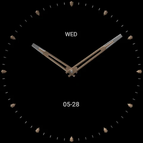 Mechanical Dark Gold ZKinWatch screenshot