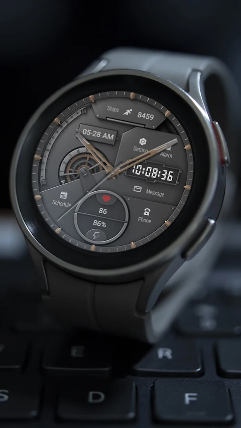 Mechanical Dark Gold ZKinWatch screenshot