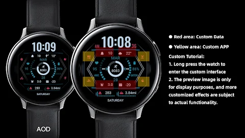 Blue Linear ZKin Watch Face screenshot