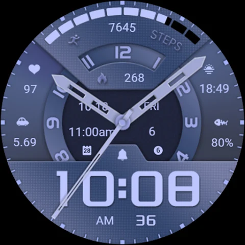 Business Blue Shadow ZKinWatch screenshot