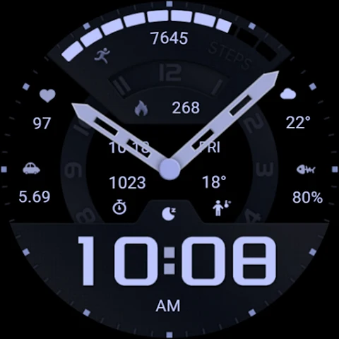 Business Blue Shadow ZKinWatch screenshot