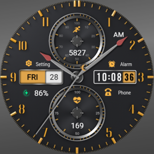 ZKin WatchFace Business Orange