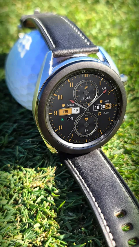 ZKin WatchFace Business Orange screenshot