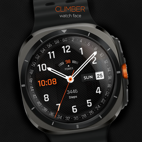 Climber Watch Face, WearOS screenshot