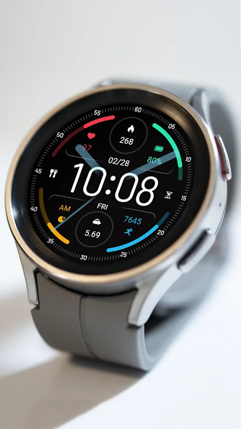 ZKin Watch Colored Arc Circle screenshot