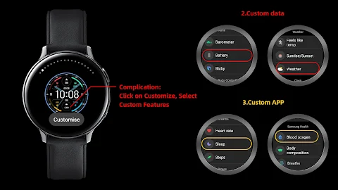 ZKin Watch Colored Arc Circle screenshot