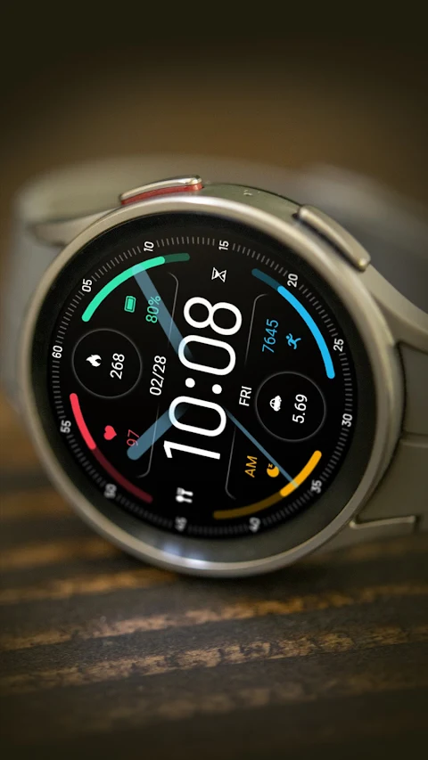 ZKin Watch Colored Arc Circle screenshot