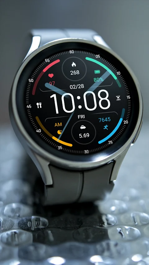 ZKin Watch Colored Arc Circle screenshot