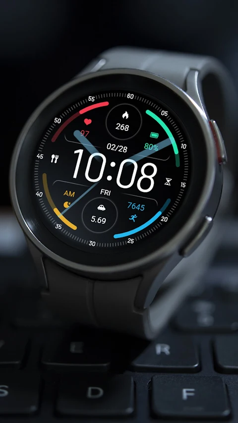 ZKin Watch Colored Arc Circle screenshot