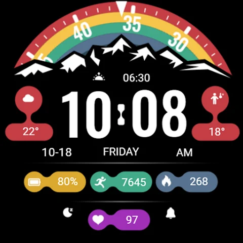 Fusion Of Mountains ZKin Watch screenshot