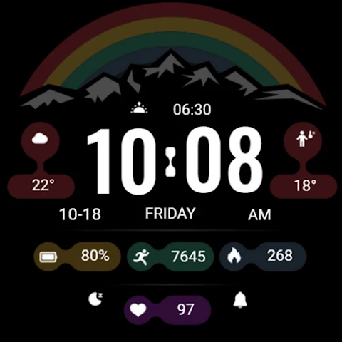 Fusion Of Mountains ZKin Watch screenshot