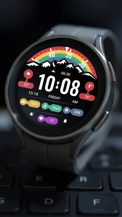 Fusion Of Mountains ZKin Watch screenshot