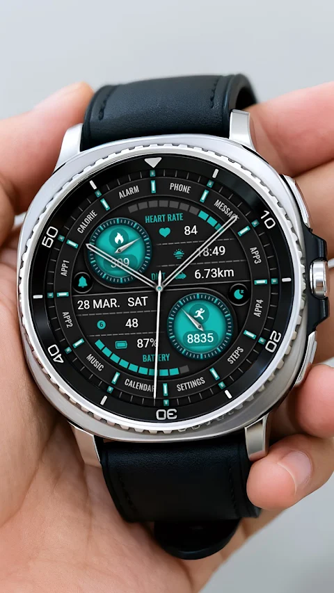 【ZKin Watch】Gray Blue Runway screenshot