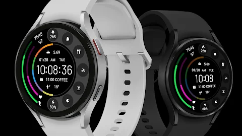 ZKin Watch Face Grey Color screenshot