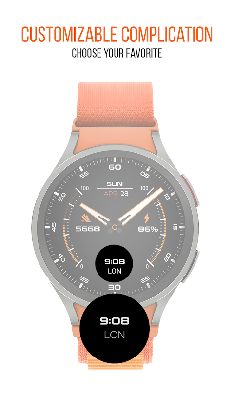 Kenobi watch face Wear OS screenshot