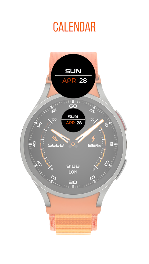 Kenobi watch face Wear OS screenshot