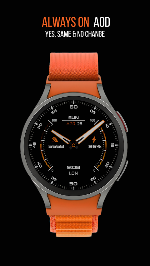 Kenobi watch face Wear OS screenshot