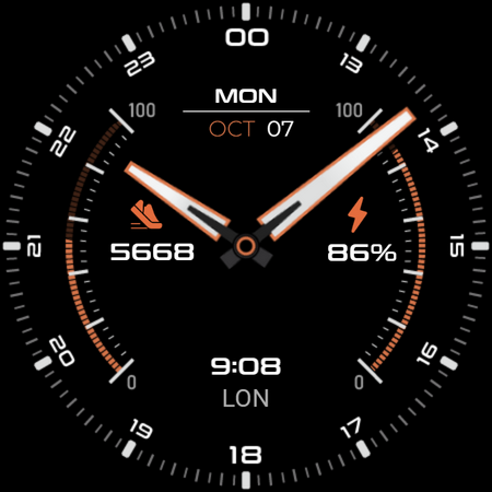 Kenobi watch face Wear OS screenshot
