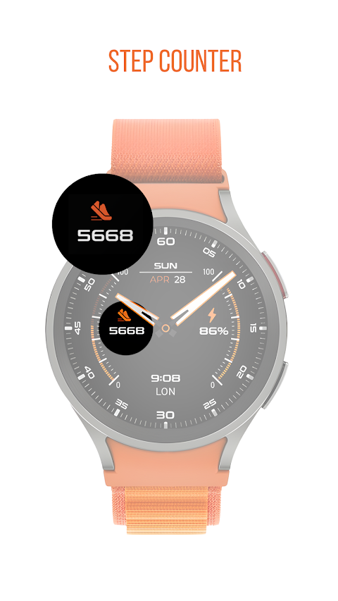 Kenobi watch face Wear OS screenshot