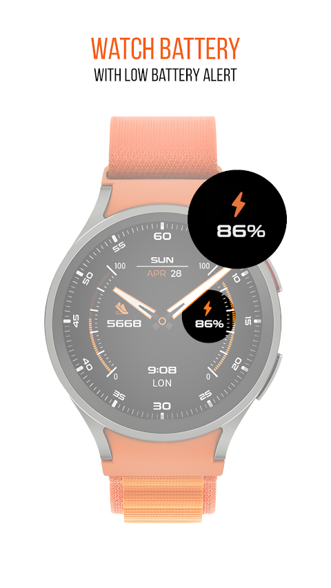 Kenobi watch face Wear OS screenshot