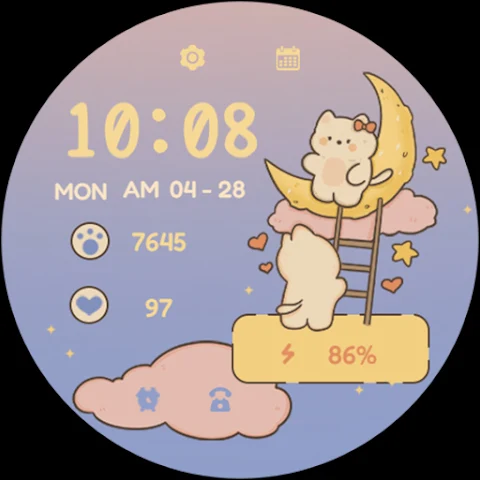 Night Moon ZKin Watch screenshot