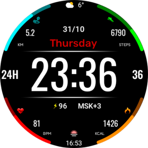 Digital Mebevod Watch face