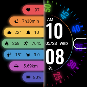 Colorful Turntable ZKin Watch