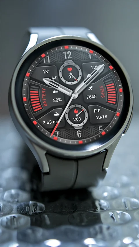 Red Invasion ZKin Watch screenshot