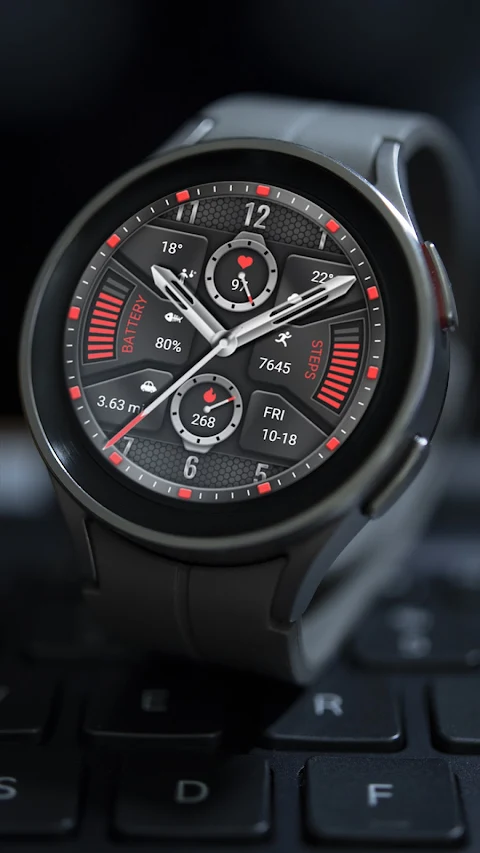 Red Invasion ZKin Watch screenshot
