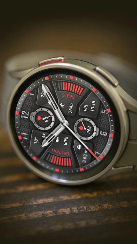 Red Invasion ZKin Watch screenshot