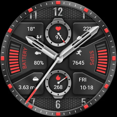 Red Invasion ZKin Watch screenshot