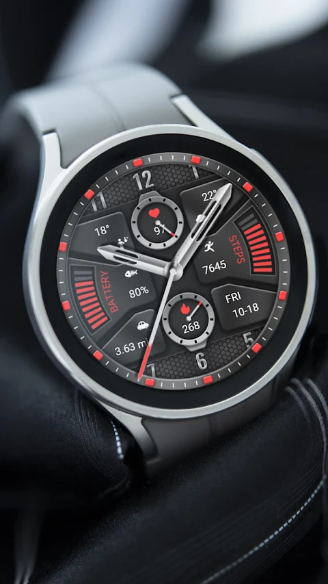 Red Invasion ZKin Watch screenshot