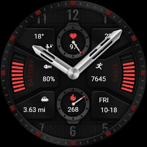 Red Invasion ZKin Watch screenshot