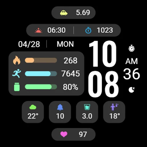 Simple Component ZKin Watch screenshot