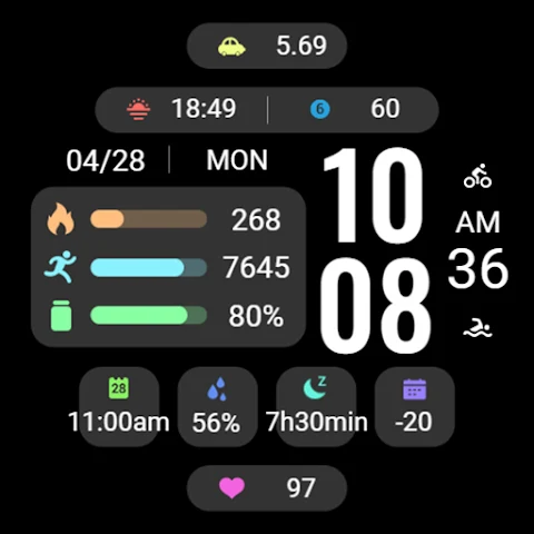 Simple Component ZKin Watch screenshot